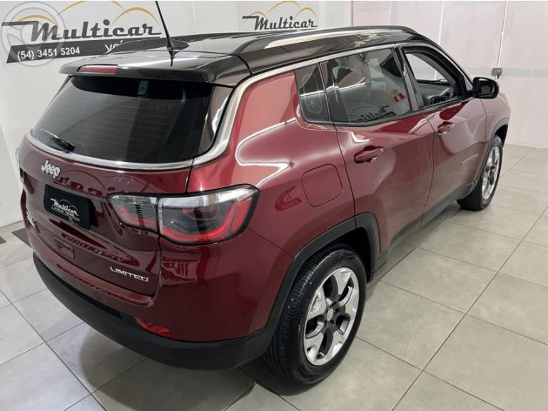 JEEP - COMPASS 2.0 16V DIESEL LIMITED 4X4 AUTOMÁTICO - 2018/2018 - BORDO - R$ 112.900,00