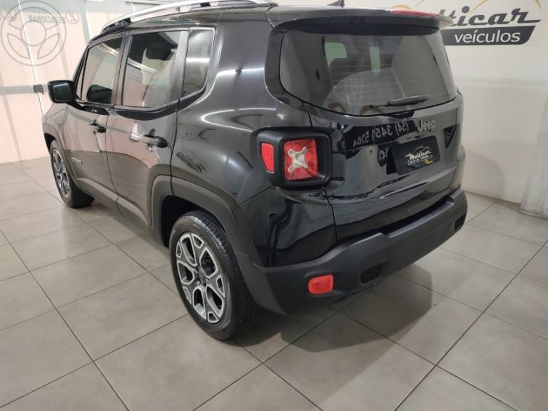 JEEP - RENEGADE 1.8 16V FLEX LIMITED 4P AUTOMÁTICO - 2016/2017 - PRETA - R$ 73.900,00