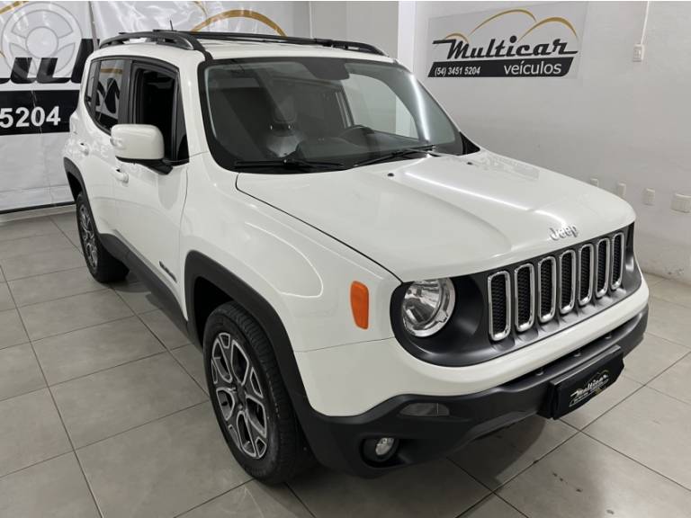 JEEP - RENEGADE 2.0 16V TURBO DIESEL LONGITUDE 4P 4X4 AUTOMÁTICO - 2017/2018 - BRANCA - R$ 92.900,00