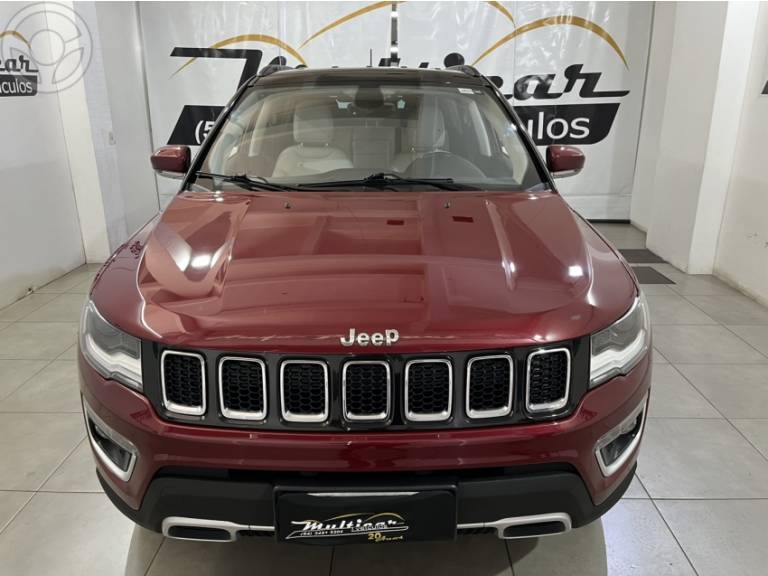 JEEP - COMPASS 2.0 16V DIESEL LIMITED 4X4 AUTOMÁTICO - 2018/2018 - BORDO - R$ 112.900,00
