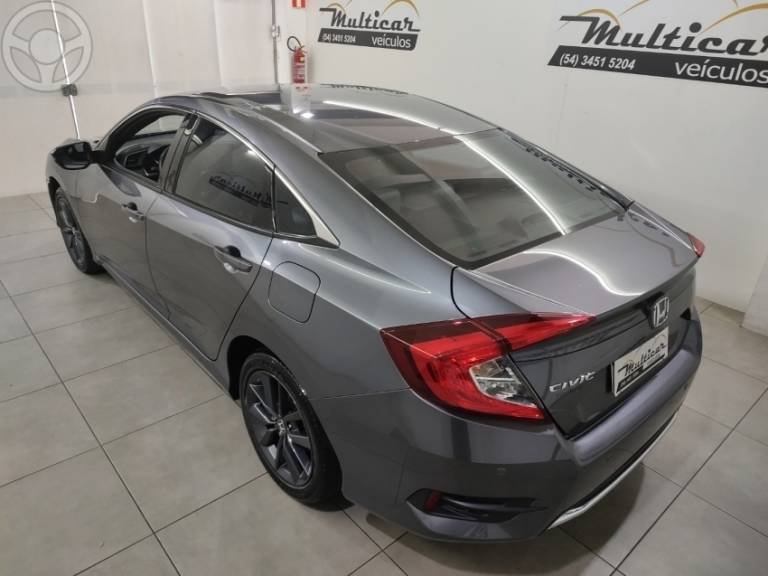 HONDA - CIVIC 2.0 16V FLEXONE EXL 4P CVT - 2020/2020 - CINZA - R$ 122.900,00