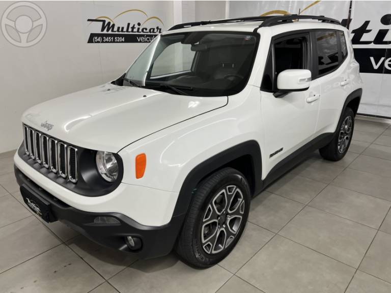 JEEP - RENEGADE 2.0 16V TURBO DIESEL LONGITUDE 4P 4X4 AUTOMÁTICO - 2017/2018 - BRANCA - R$ 92.900,00