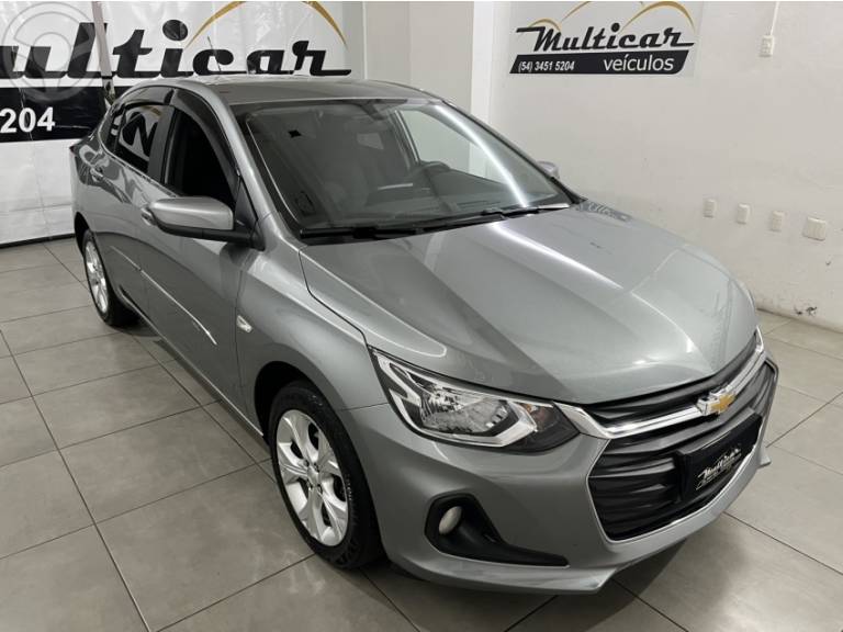 CHEVROLET - ONIX 1.0 LTZ 12V TURBO FLEX 4P AUTOMÁTICO - 2024/2024 - CINZA - R$ 88.900,00