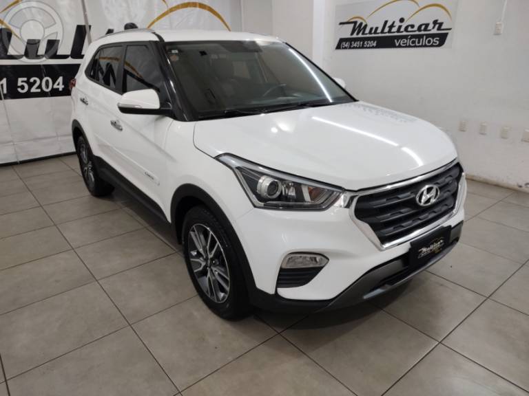 HYUNDAI - CRETA 2.0 16V FLEX PRESTIGE AUTOMÁTICO - 2017/2018 - BRANCA - R$ 91.900,00