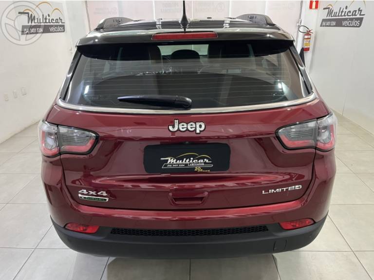 JEEP - COMPASS 2.0 16V DIESEL LIMITED 4X4 AUTOMÁTICO - 2018/2018 - BORDO - R$ 112.900,00