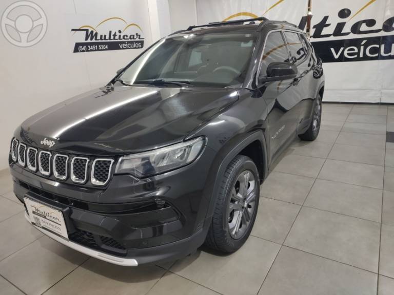 JEEP - COMPASS 1.3 LONGITUDE T270 16V TURBO 4X2 FLEX 4P AUTOMÁTICO - 2023/2023 - PRETA - R$ 125.000,00
