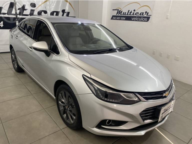 CHEVROLET - CRUZE 1.4 TURBO LTZ 16V FLEX 4P AUTOMÁTICO - 2018/2018 - PRATA - R$ 99.000,00