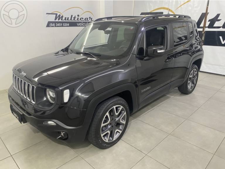 JEEP - RENEGADE 2.0 16V TURBO DIESEL LONGITUDE 4P 4X4 AUTOMÁTICO - 2020/2021 - PRETA - R$ 109.900,00