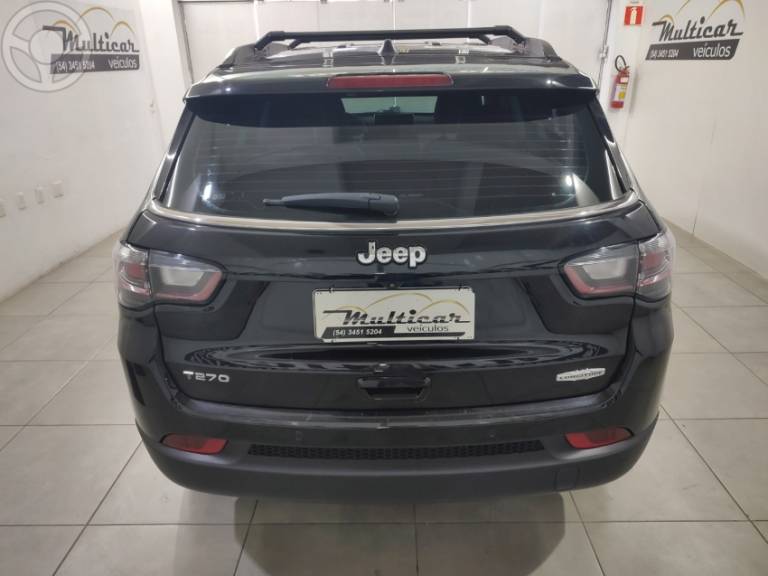 JEEP - COMPASS 1.3 LONGITUDE T270 16V TURBO 4X2 FLEX 4P AUTOMÁTICO - 2023/2023 - PRETA - R$ 125.000,00