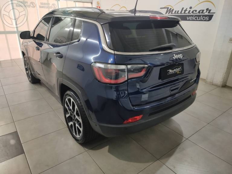 JEEP - COMPASS 2.0 16V FLEX LIMITED AUTOMÁTICO - 2019/2019 - AZUL - R$ 109.000,00