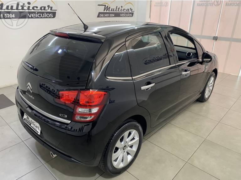 CITROËN - C3 1.6 EXCLUSIVE 16V FLEX 4P AUTOMÁTICO - 2014/2014 - PRETA - R$ 43.900,00