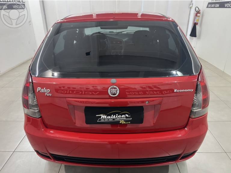 FIAT - PALIO 1.0 MPI FIRE ECONOMY 8V FLEX 4P MANUAL - 2010/2011 - VERMELHA - R$ 29.500,00