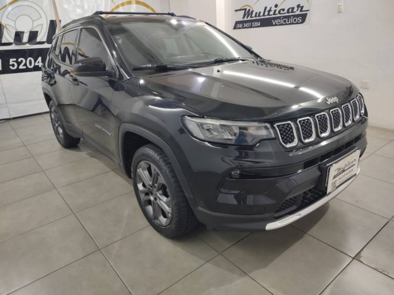 JEEP - COMPASS 1.3 LONGITUDE T270 16V TURBO 4X2 FLEX 4P AUTOMÁTICO - 2023/2023 - PRETA - R$ 125.000,00