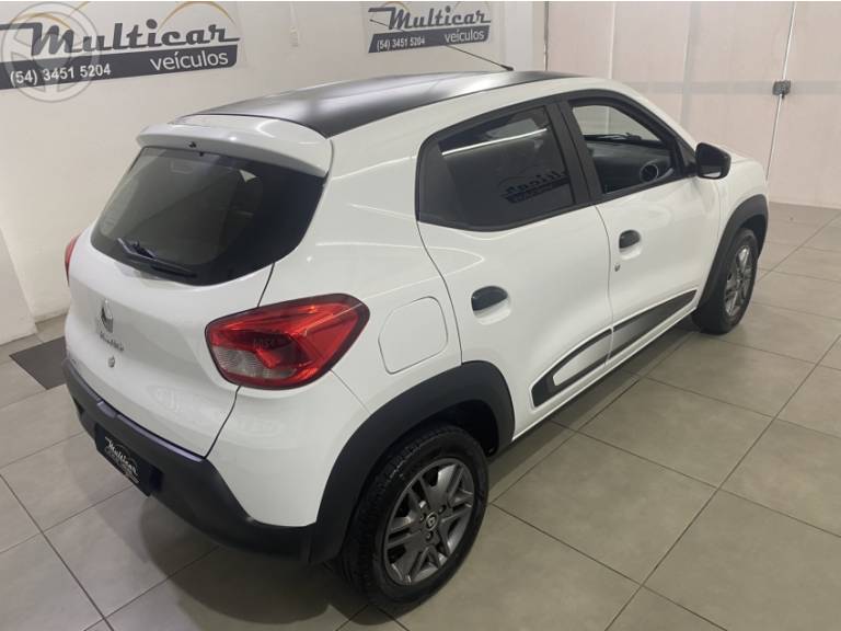 RENAULT - KWID 1.0 12V SCE FLEX INTENSE MANUAL - 2018/2019 - BRANCA - R$ 42.900,00