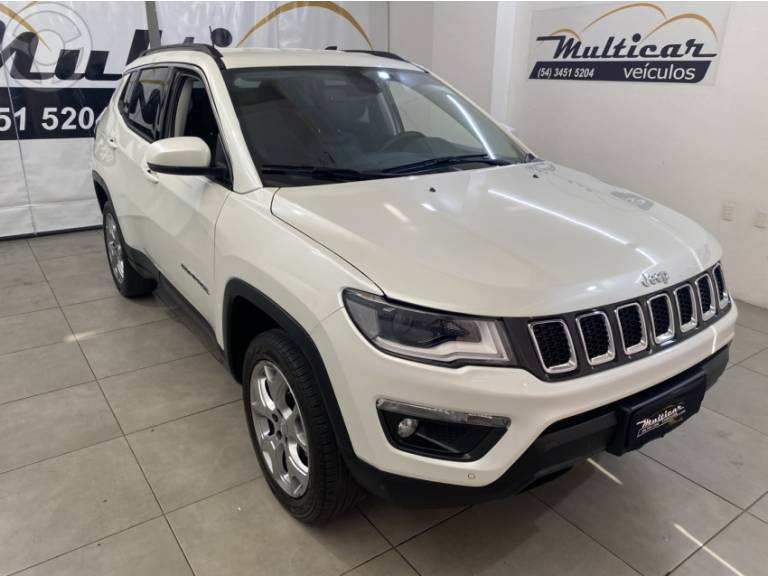 JEEP - COMPASS 2.0 16V DIESEL LONGITUDE 4X4 AUTOMÁTICO - 2021/2021 - BRANCA - R$ 124.900,00