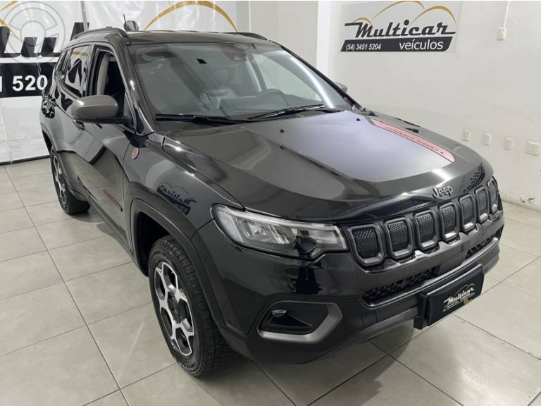 JEEP - COMPASS 2.0 TRAILHAWK TD350 TURBO DIESEL 4X4 4P AUTOMÁTICO - 2022/2022 - PRETA - R$ 149.900,00