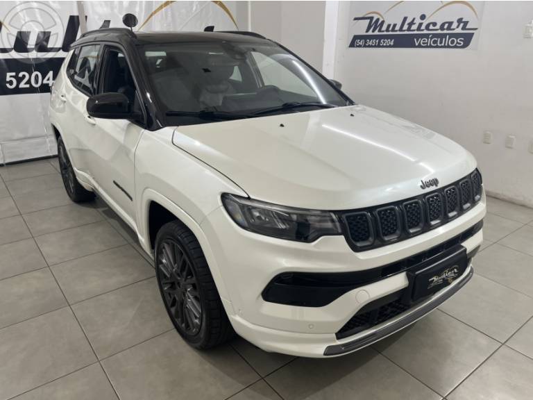 JEEP - COMPASS 1.3 SERIE S T270 16V TURBO FLEX 4P AUTOMÁTICO - 2022/2023 - BRANCA - R$ 160.000,00