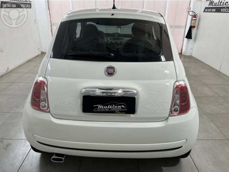 FIAT - 500 1.4 CULT 8V FLEX 2P AUTOMATIZADO - 2012/2012 - BRANCA - R$ 43.900,00