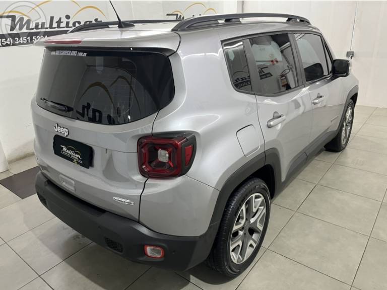 JEEP - RENEGADE 1.8 16V FLEX LONGITUDE 4P AUTOMÁTICO - 2020/2020 - PRATA - R$ 79.500,00