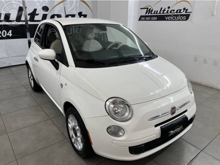 FIAT - 500 1.4 CULT 8V FLEX 2P AUTOMATIZADO - 2012/2012 - BRANCA - R$ 43.900,00