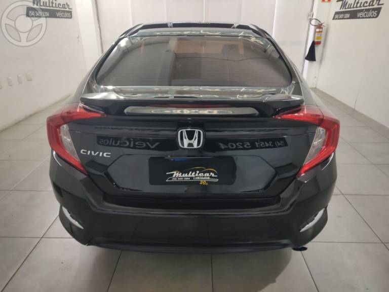 HONDA - CIVIC 2.0 16V FLEXONE EX 4P CVT - 2017/2017 - PRETA - R$ 104.000,00