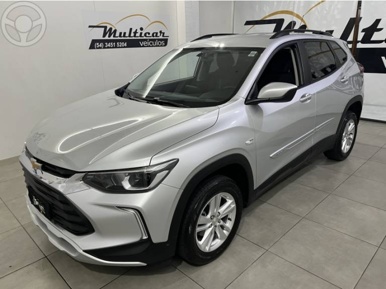 CHEVROLET - TRACKER 1.0 12V LT TURBO FLEX 4P AUTOMÁTICO - 2020/2021 - PRATA - R$ 99.900,00