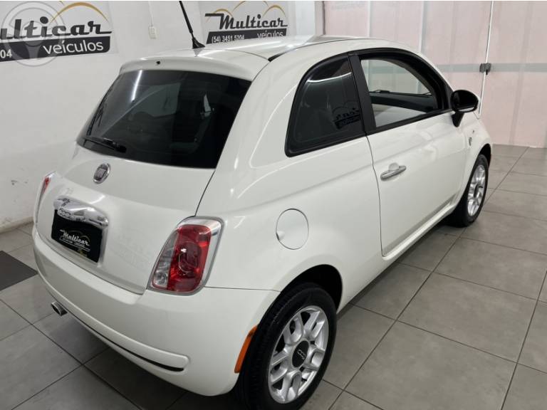 FIAT - 500 1.4 CULT 8V FLEX 2P AUTOMATIZADO - 2012/2012 - BRANCA - R$ 43.900,00