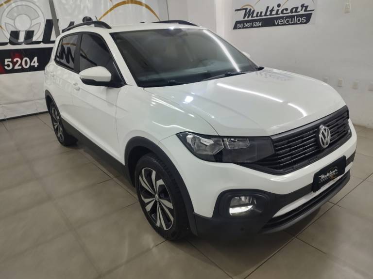 VOLKSWAGEN - T-CROSS 1.0 TSI 12V FLEX 4P AUTOMÁTICO - 2021/2021 - BRANCA - R$ 98.000,00