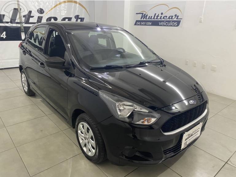 FORD - KA 1.0 SE 12V FLEX 4P MANUAL - 2015/2016 - PRETA - R$ 41.900,00