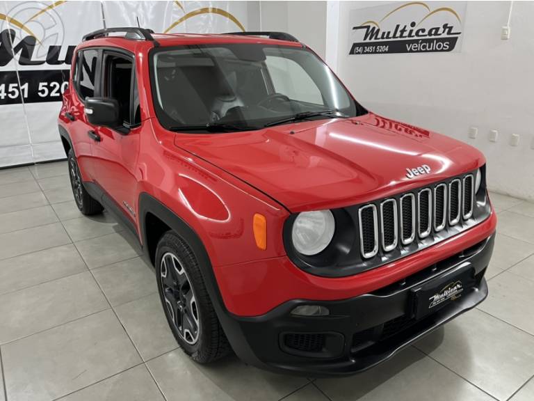 JEEP - RENEGADE 1.8 16V FLEX 4P AUTOMÁTICO - 2017/2017 - VERMELHA - R$ 69.900,00