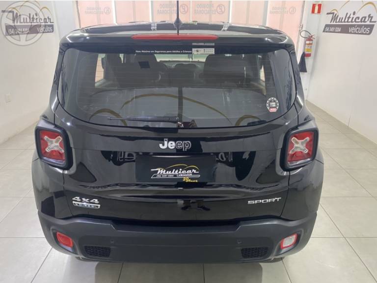 JEEP - RENEGADE 2.0 16V TURBO DIESEL SPORT 4P 4X4 AUTOMÁTICO - 2016/2016 - PRETA - R$ 81.900,00