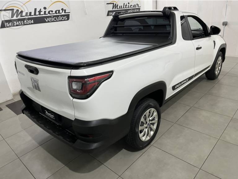 FIAT - STRADA 1.4 ENDURANCE CS PLUS 8V FLEX 2P MANUAL - 2021/2022 - BRANCA - R$ 74.900,00