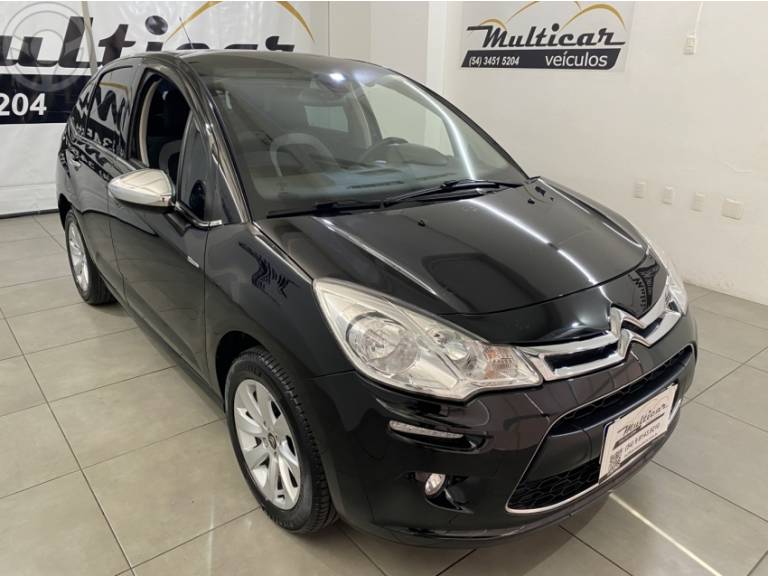 CITROËN - C3 1.6 EXCLUSIVE 16V FLEX 4P AUTOMÁTICO - 2014/2014 - PRETA - R$ 43.900,00