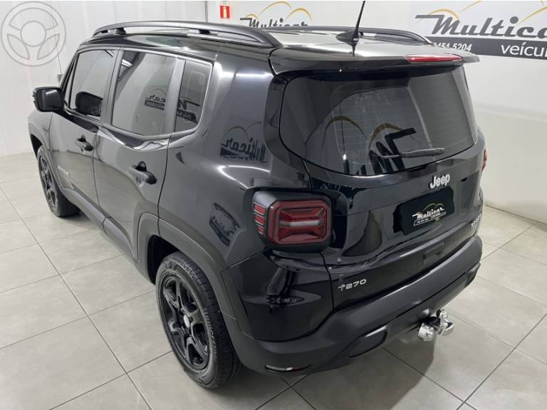 JEEP - RENEGADE 1.3 SPORT T270 16V TURBO FLEX 4P AUTOMÁTICO - 2022/2022 - PRETA - R$ 102.900,00