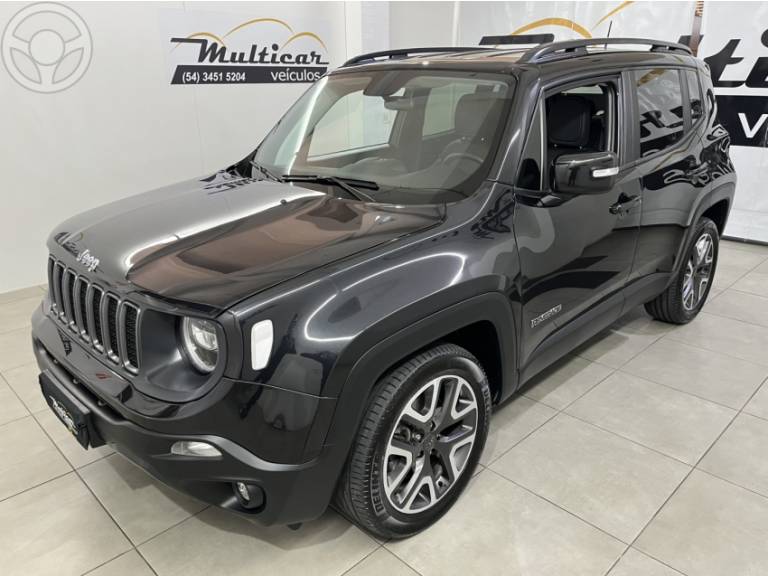 JEEP - RENEGADE 1.8 16V FLEX LONGITUDE 4P AUTOMÁTICO - 2019/2020 - PRETA - R$ 81.900,00