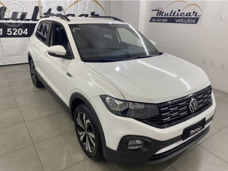 VOLKSWAGEN - T-CROSS 1.0 COMFORTLINE TSI FLEX 4P AUTOMÁTICO - 2021/2022 - BRANCA - R$ 109.900,00