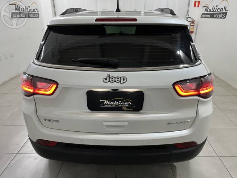 JEEP - COMPASS 1.3 SPORT T270 16V TURBO FLEX 4P AUTOMÁTICO - 2024/2024 - BRANCA - R$ 122.900,00