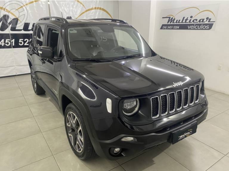 JEEP - RENEGADE 2.0 16V TURBO DIESEL LONGITUDE 4P 4X4 AUTOMÁTICO - 2020/2021 - PRETA - R$ 109.900,00