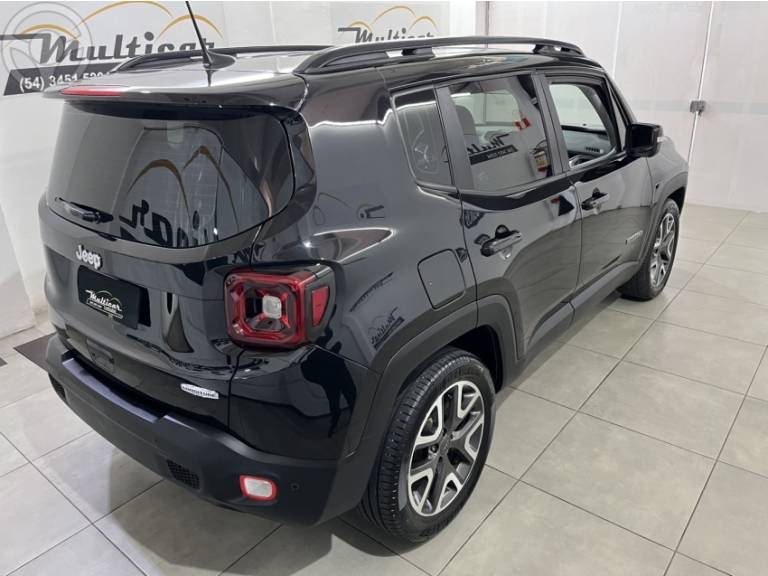 JEEP - RENEGADE 1.8 16V FLEX LONGITUDE 4P AUTOMÁTICO - 2019/2020 - PRETA - R$ 81.900,00