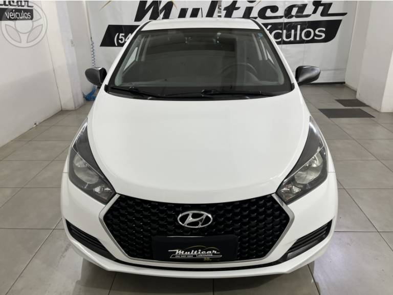 HYUNDAI - HB20 1.0 UNIQUE 12V FLEX 4P MANUAL - 2019/2019 - BRANCA - R$ 54.900,00