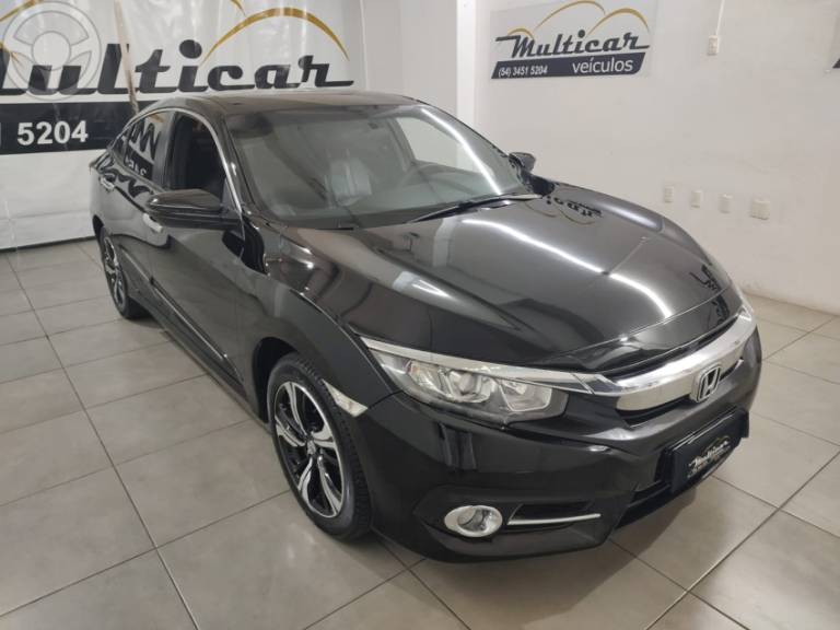 HONDA - CIVIC 2.0 16V FLEXONE EX 4P CVT - 2017/2017 - PRETA - R$ 104.000,00
