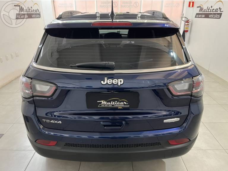 JEEP - COMPASS 2.0 LONGITUDE TD350 TURBO DIESEL 4X4 4P AUTOMÁTICO - 2022/2023 - AZUL - R$ 158.900,00