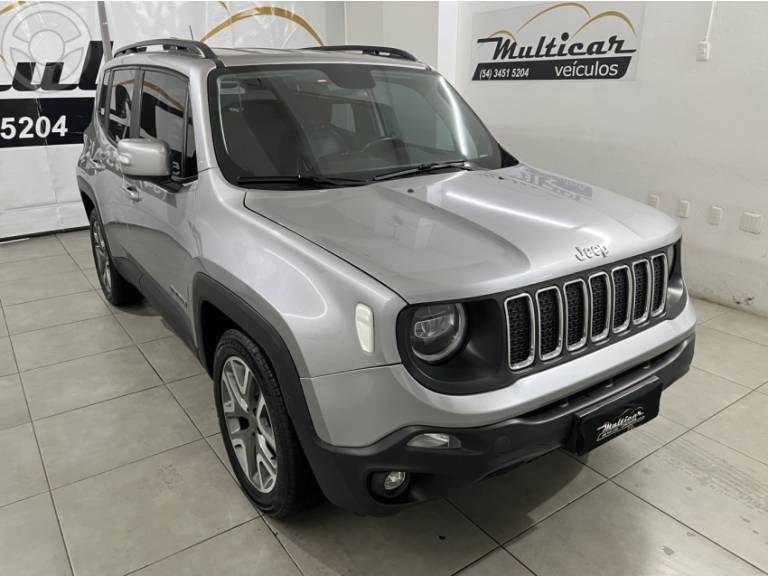 JEEP - RENEGADE 1.8 16V FLEX LONGITUDE 4P AUTOMÁTICO - 2020/2020 - PRATA - R$ 79.500,00