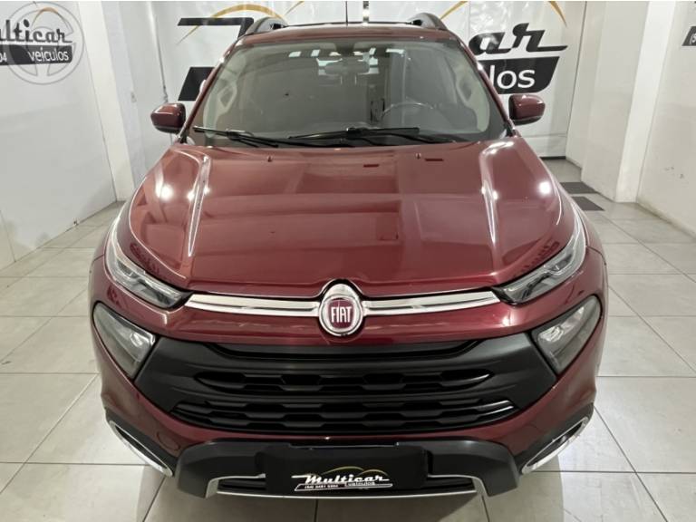 FIAT - TORO 2.0 16V TURBO DIESEL FREEDOM 4WD AT9 AUTOMÁTICO - 2020/2021 - BORDO - R$ 111.900,00