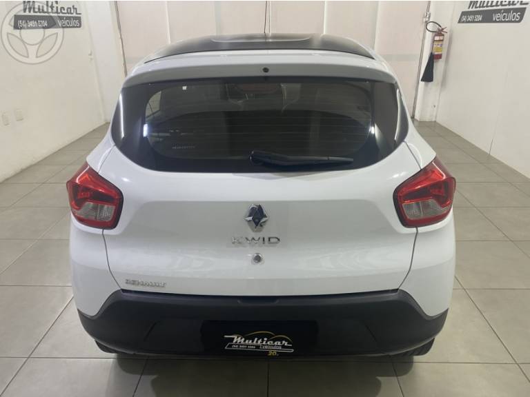 RENAULT - KWID 1.0 12V SCE FLEX INTENSE MANUAL - 2018/2019 - BRANCA - R$ 42.900,00