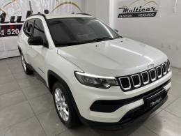 JEEP - COMPASS 1.3 SPORT T270 16V TURBO FLEX 4P AUTOMÁTICO - 2024/2024 - BRANCA - R$ 122.900,00
