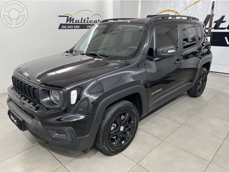 JEEP - RENEGADE 1.3 SPORT T270 16V TURBO FLEX 4P AUTOMÁTICO - 2022/2022 - PRETA - R$ 104.900,00