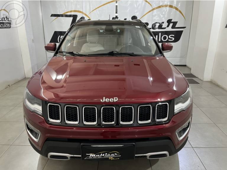 JEEP - COMPASS 2.0 16V DIESEL LIMITED 4X4 AUTOMÁTICO - 2018/2018 - BORDO - R$ 112.900,00